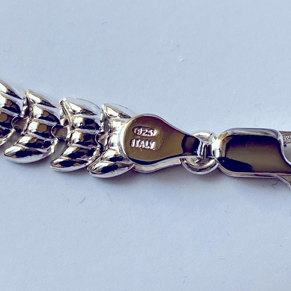 Stunning reversible - Italian Silver 925 Bracelet - Picture 3 of 6